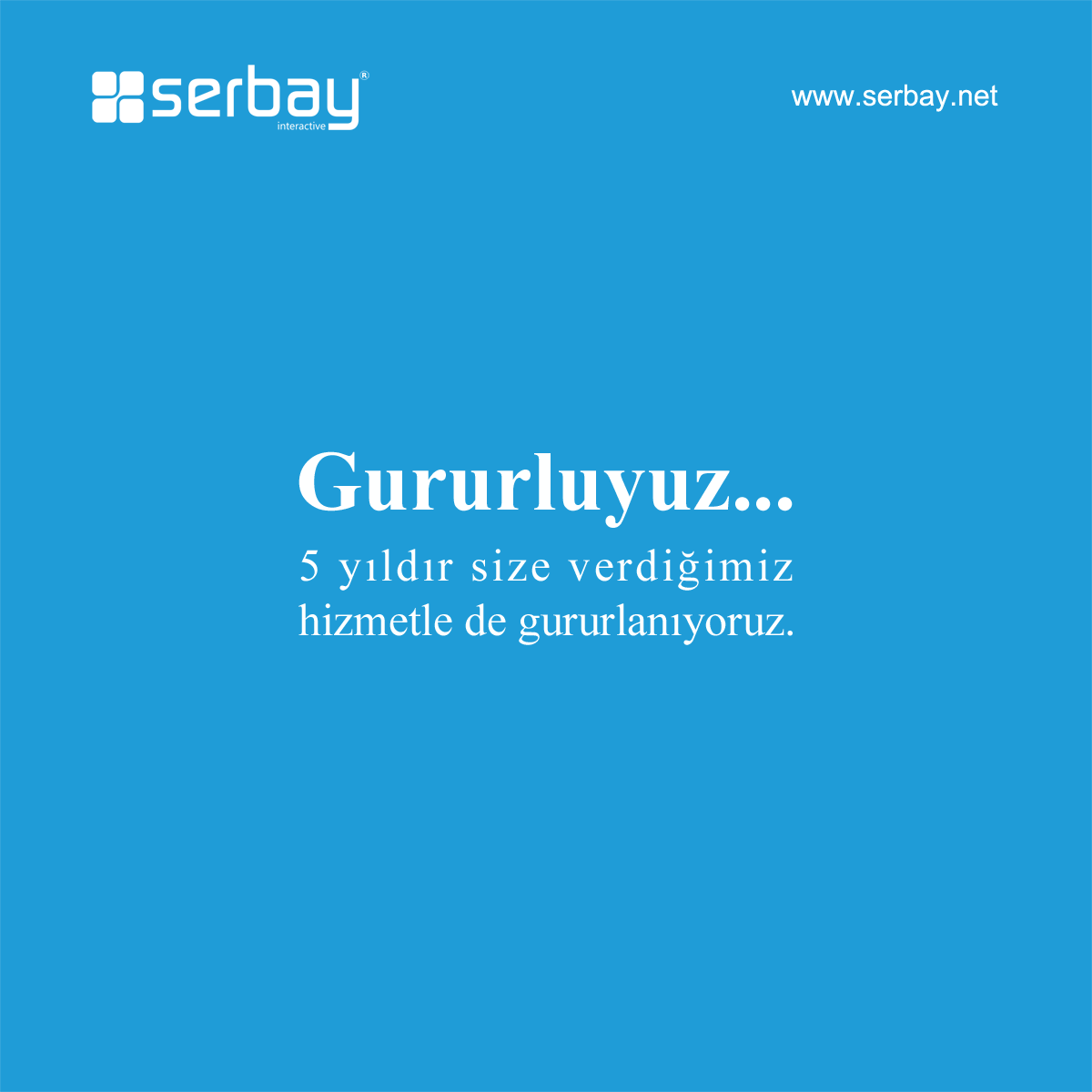 Gururluyuz...