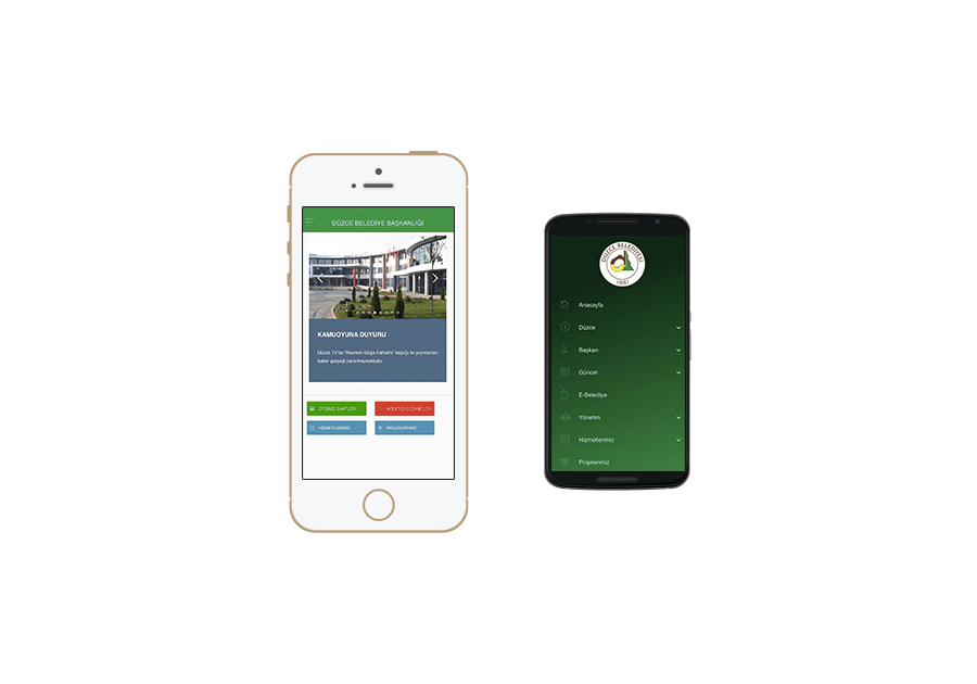 Düzce Belediyesi Mobil Site
