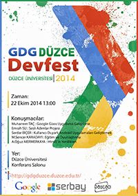 GDG Düzce DevFest'teyiz!