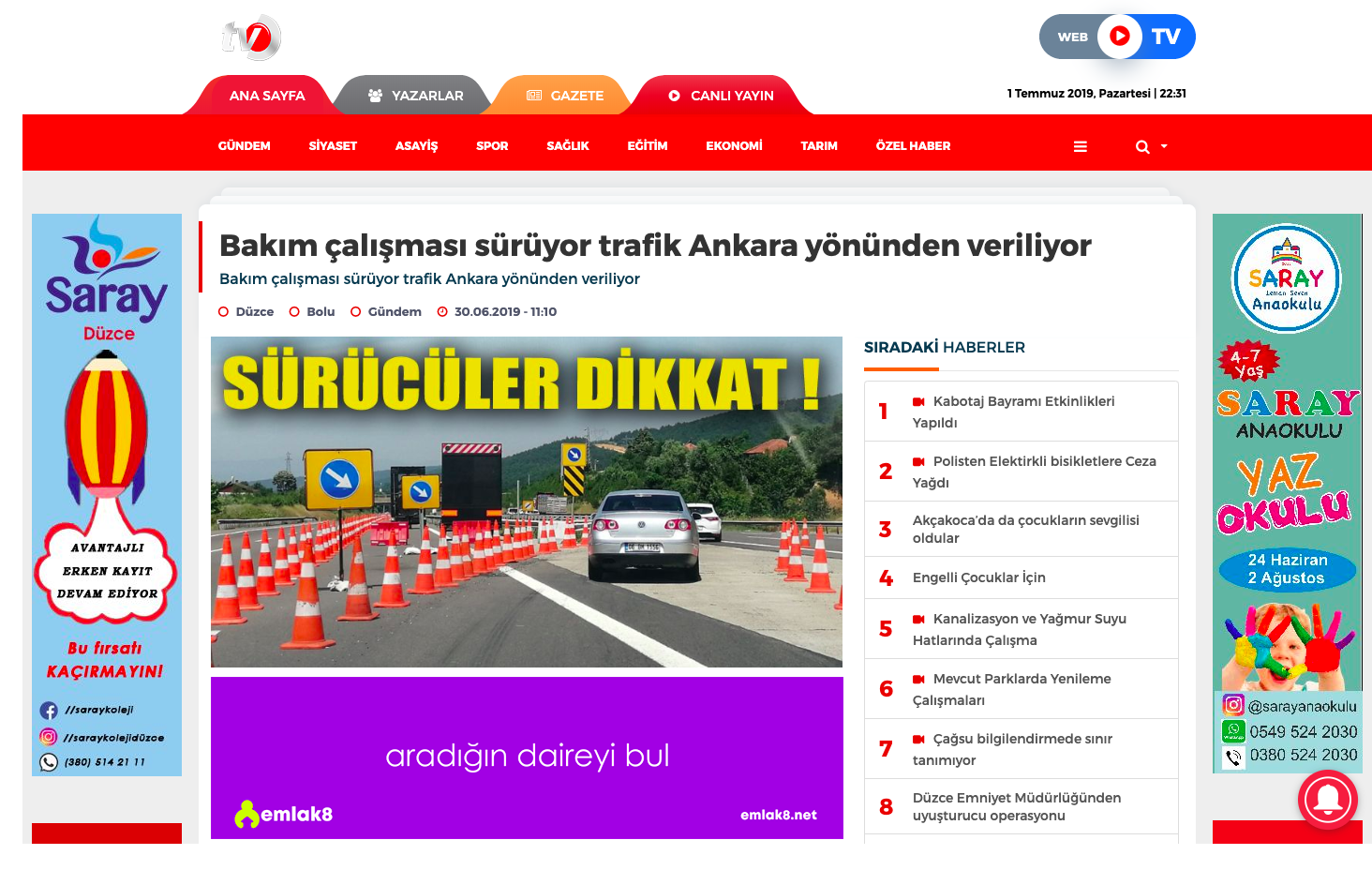 Düzce TV Yenilendi