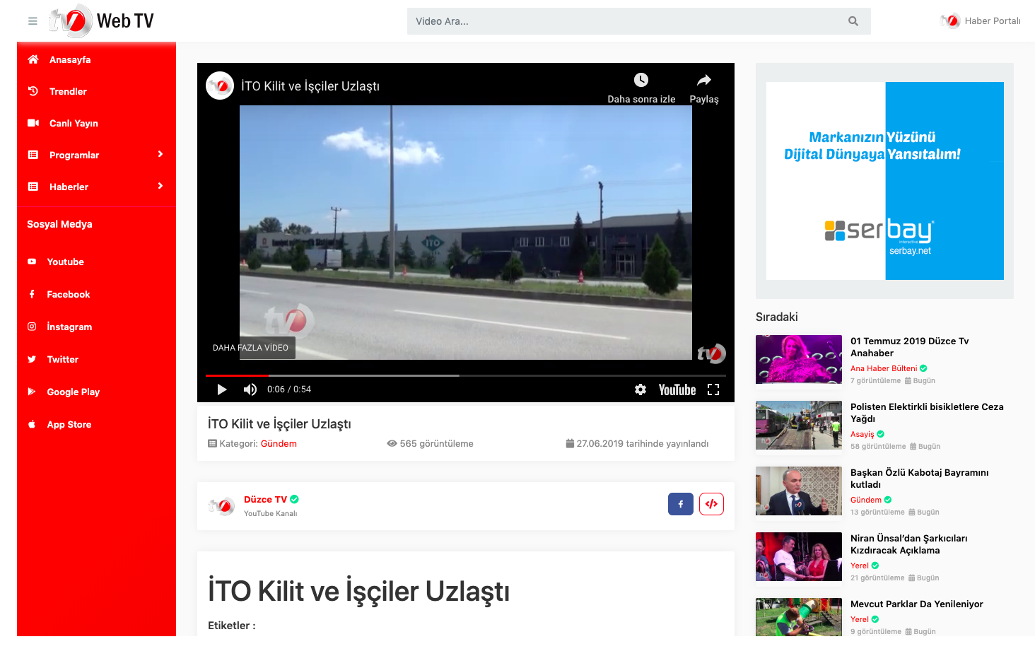 Düzce TV Yenilendi