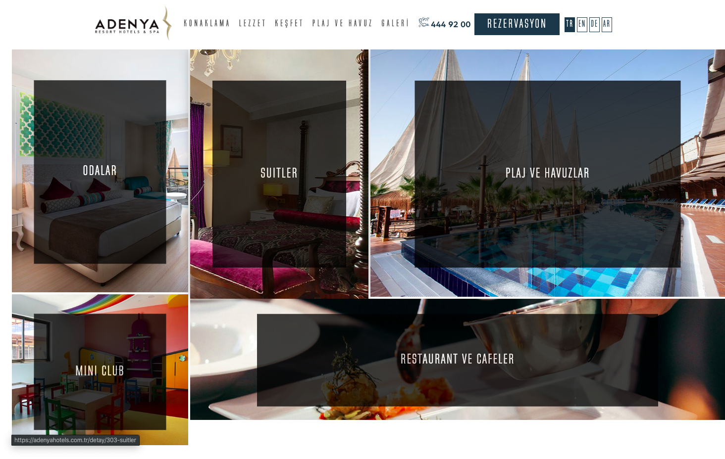 Adenya Hotels Web Sitesi Yayında